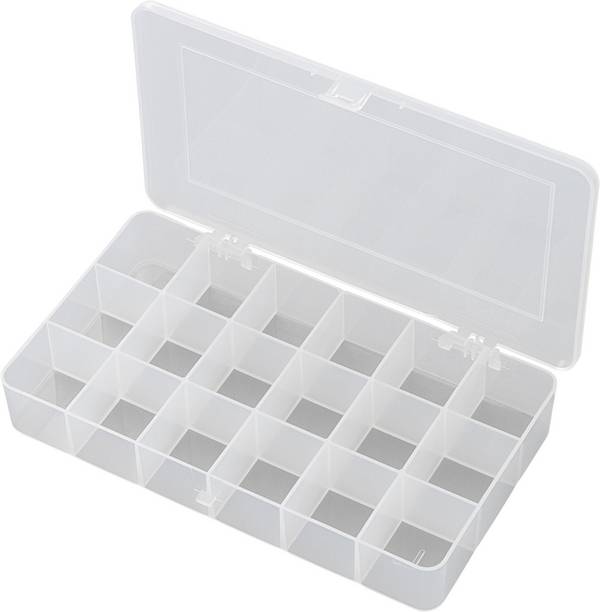 TRU COMPONENTS E-107 krabička na malé součástky (d x š x v) 210 x 112 x 30 mm přihrádek: 18 pevné rozčlenění  Obsah 1 ks