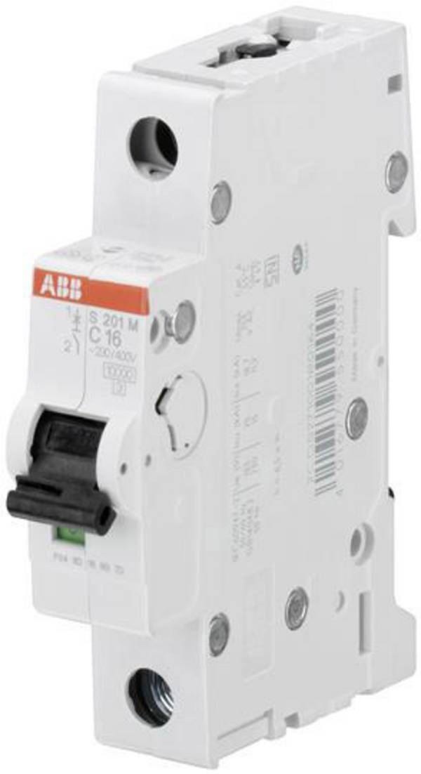 ABB 2CDS271001R0165 S201M-B16 elektrický jistič 1pólový 16 A