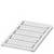 Bílý podnos s několika řadami stejně velkých čtvercových prohlubní, vhodný pro uspořádání malých předmětů.