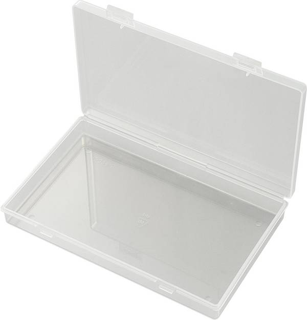 TRU COMPONENTS E-324-S krabička na malé součástky (d x š x v) 176 x 110 x 26 mm přihrádek: 1 pevné rozčlenění  Obsah 1 ks