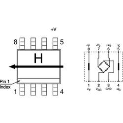 Senzor magnetického pole NXP Semiconductors KMZ-51, SO 8, 5 V/DC