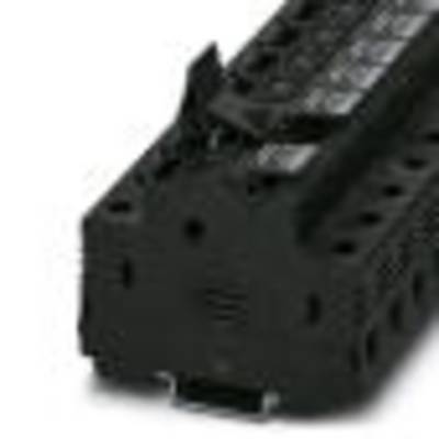 Kompaktní mechanický relé socket v černé barvě, vhodný pro průmyslové aplikace a elektronické obvody.