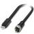Černý kabel s konektorem USB-C na jedné straně a konektorem FireWire-400 na straně druhé.