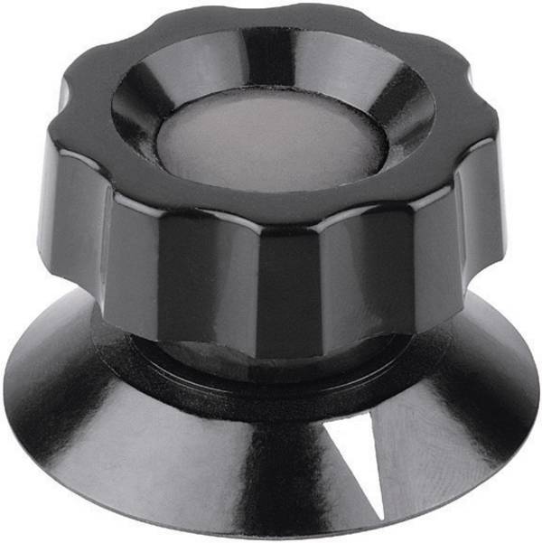 Mentor  474.61  474.61  otočný knoflík  s ukazatelem  černá  (Ø x v) 59 mm x 35.5 mm  1 ks  Piece