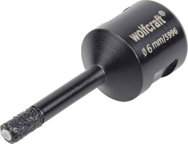 Wolfcraft  5996000 vrtací korunka 1 ks 6 mm diamantová vrstva 1 ks