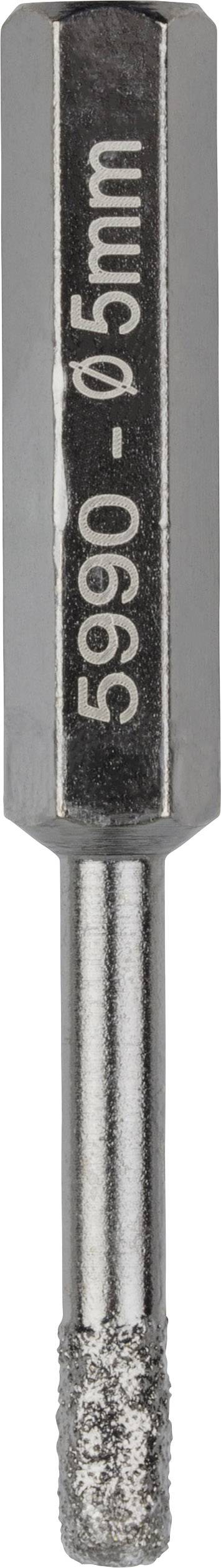 Nástavec '5990-0.5mm' pro nástroj Dremel, válcovitého tvaru, vyrobený z oceli, detailní pohled ukazuje číslo produktu a průměr.