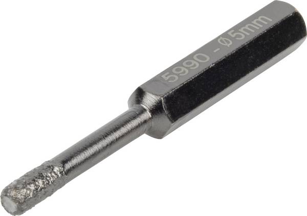 Wolfcraft 5990000 diamantový vrták 5 mm diamantová vrstva 1 ks