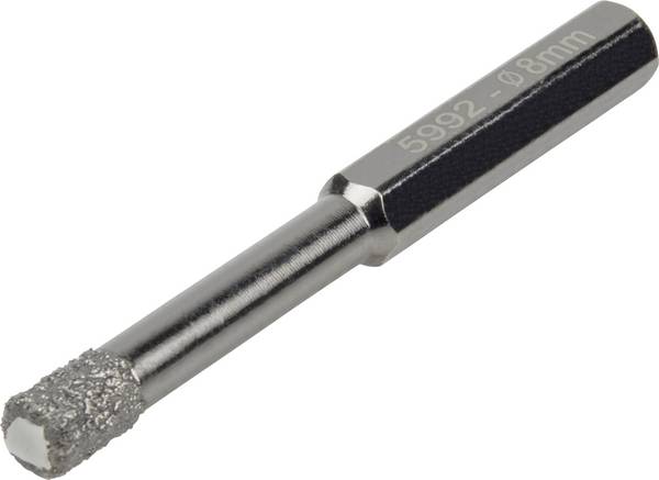 Wolfcraft 5992000 diamantový vrták 8 mm diamantová vrstva 1 ks
