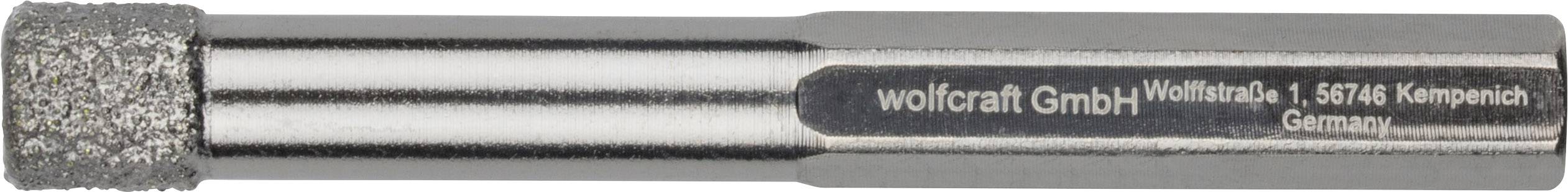 Diamantový vrták od wolfcraft GmbH, 45748 Kerpenich, Německo.