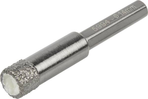 Wolfcraft 5994000 diamantový vrták 14 mm diamantová vrstva 1 ks