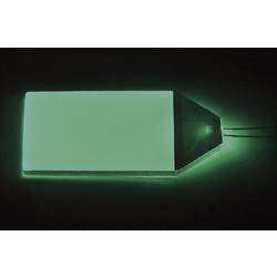 LED podsvietenie displeja TRU COMPONENTS LP-66-32-GN, zelená, (d x š x v) 66 x 32 x 3.5 mm