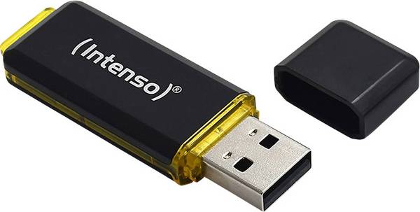 Intenso High Speed Line USB flash disk  64 GB černá, žlutá 3537490 USB 3.2 (Gen 2)