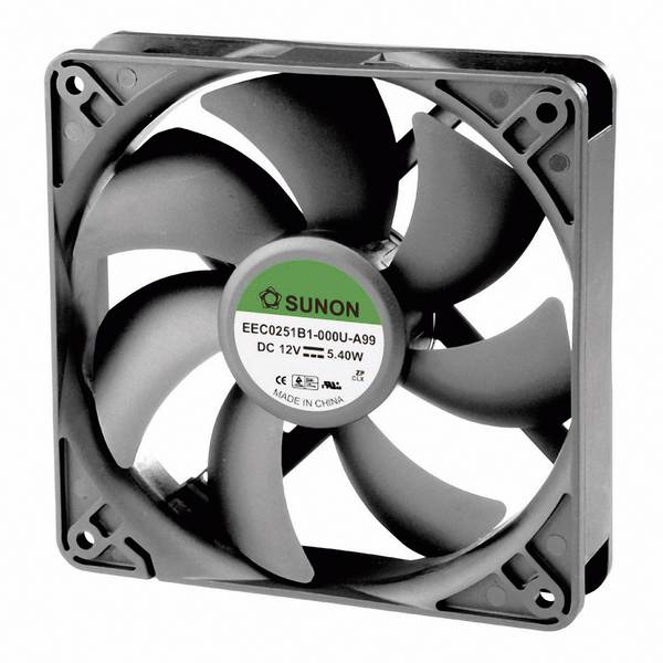 Sunon EEC0251B1-000U-A99 axiální ventilátor, 12 V/DC, 183.83 m³/h, (d x š x v) 120 x 120 x 25 mm, EEC0251B1-000U-A99