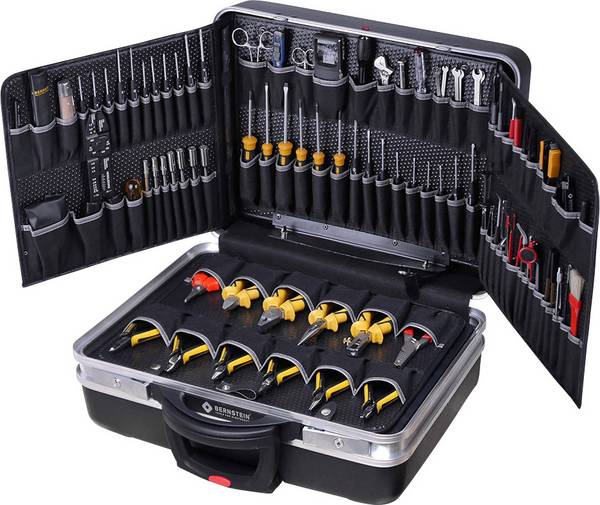 BERNSTEIN Tools for Electronics 6500 R kufřík s nářadím, 110dílná