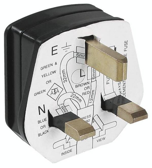 Bachmann 910.176 zástrčka plast  250 V černá IP20
