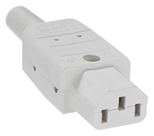 Bachmann 915.270 IEC zástrčka C13/C14 794 zásuvka Počet kontaktů: 2 10 A bílá 1 ks Piece