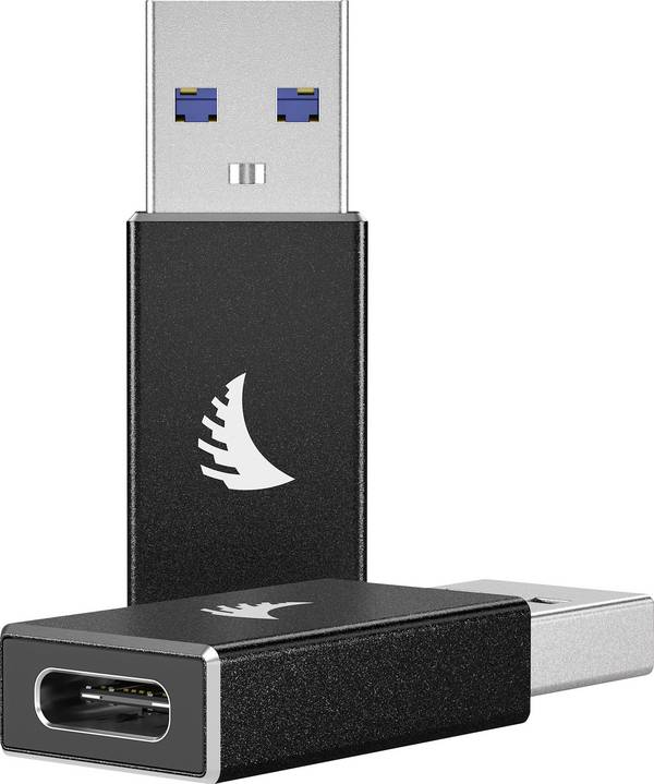 Angelbird USB 3.0 adaptér [1x USB 3.1 zástrčka A​  - 1x USB-C® zásuvka] USB-A-C 0 mm