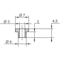 Izolační objímka TRU COMPONENTS TC-V5815-203, 1586597