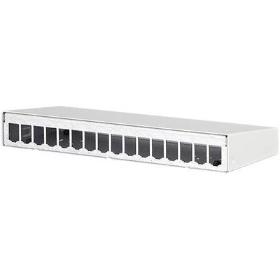   Metz Connect  130861-1602-E  16 portů  síťový patch panel  483 mm (19")  nevybavený specifikací    bílá