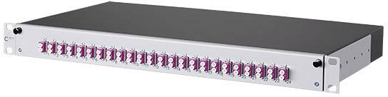 Metz Connect 1502677524-E 24 portů LWL patch panel 483 mm (19") LC 1 U šedá osazený