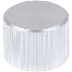 Kovový knoflík Mentor 505.61, 6 mm, matně stříbrná