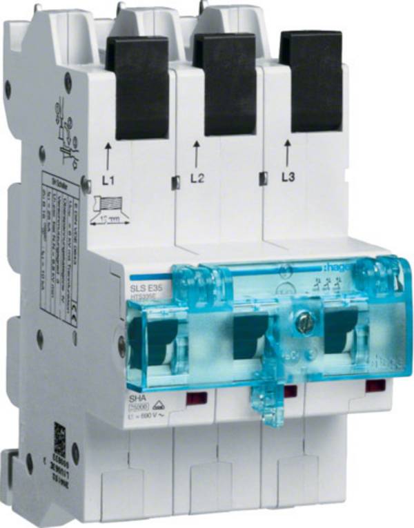 Hager HTS335E HTS335E elektrický jistič 3pólový 35 A