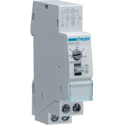 Hager EMN001 schodišťový časový spínač montáž na lištu 230 V