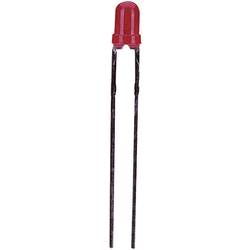 LED s vývodmi Kingbright LD 30 GELB 3MM, typ čočky guľatý, 3 mm, 45 °, 20 mA, 15 mcd, 2.1 V, žltá