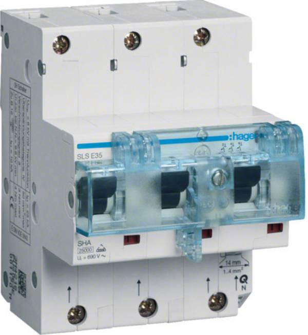 Hager HTN335E HTN335E elektrický jistič 3pólový 35 A