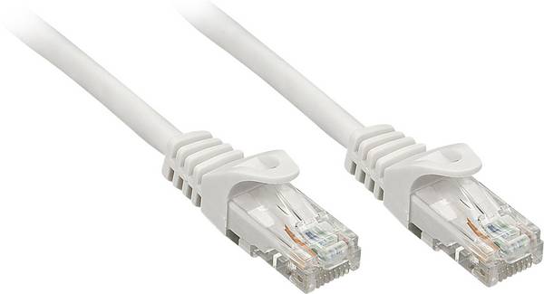 LINDY 48407 RJ45 síťové kabely, propojovací kabely CAT 5e U/UTP 2.00 m šedá 50 ks