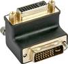 LINDY 41252 DVI adaptér [1x DVI zásuvka 24+5pólová - 1x DVI zástrčka 24+5pólová] černá