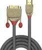 LINDY HDMI / DVI kabelový adaptér Zástrčka HDMI-A, DVI-D 18 + 1 pól Zástrčka 2.00 m šedá 36195 PVC plášť, pozlacené kontakty, vodič z OFC, třížilový stíněný HDMI kabel