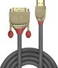 LINDY HDMI / DVI kabelový adaptér Zástrčka HDMI-A, DVI-D 18 + 1 pól Zástrčka 3.00 m šedá 36196 HDMI kabel
