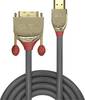 LINDY HDMI / DVI kabelový adaptér Zástrčka HDMI-A, DVI-D 18 + 1 pól Zástrčka 10.00 m šedá 36198 HDMI kabel