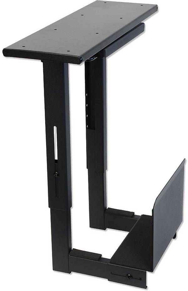 LINDY držák na PC podpultový Sliding Under Desk PC Holder 40284 černá Zatížitelný do hmotnosti=30 kg