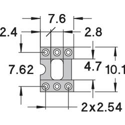 Patice pro IO Preci Dip 110-83-306-41-001101, 6pól., 7,62 mm