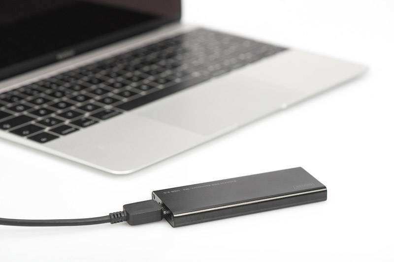 Digitus DA-71111 Pouzdro pro SSD M.2 USB 3.0 5 GBit/s M.2 SATA 2230, 2242, 2260, 2280 DA-71111-2