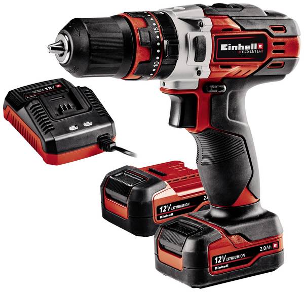 Einhell TE-CD 12/1 Li-i (2x2,0Ah) aku příklepový šroubovák, 2cestný, vč. 2x aku, 4513890