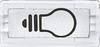Merten symbol "světlo" transparentní 395669 1 ks