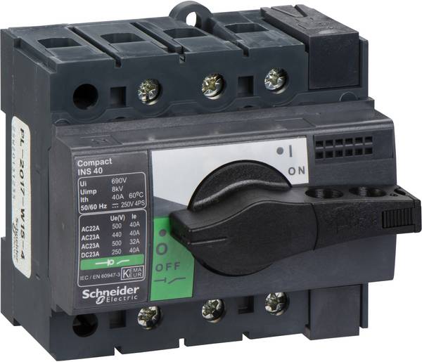 Schneider Electric 28900 odpínač 40 A 125 V/DC, 500 V/AC 1 ks