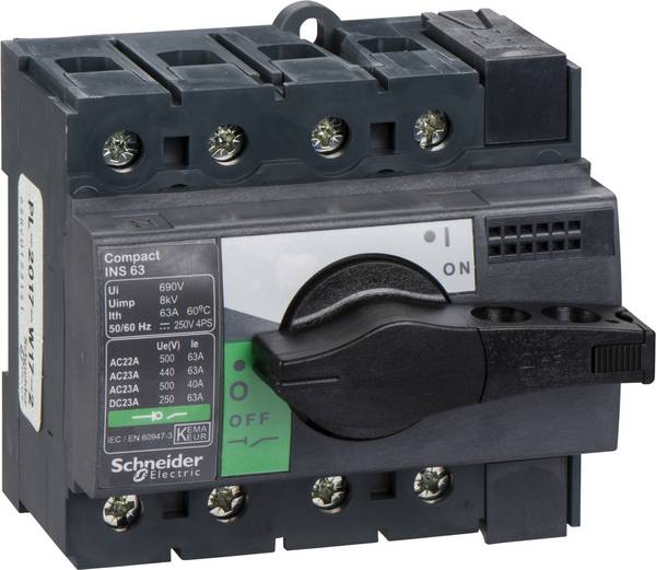 Schneider Electric 28903 odpínač 63 A 250 V/DC, 500 V/AC 1 ks