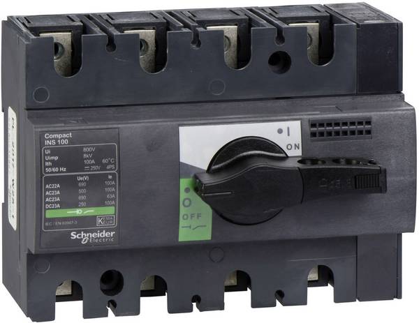 Schneider Electric 28909 odpínač 100 A 250 V/DC, 690 V/AC 1 ks