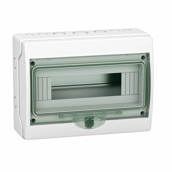 Schneider Electric  13444  13444  malý rozváděč  povrchová montáž  Počet modulů (šířka) = 12  Počet řádků = 1  Obsah 1 ks