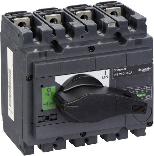 Schneider Electric 31105 odpínač s otočným spínačem 160 A 250 V/DC, 690 V/AC černá 1 ks
