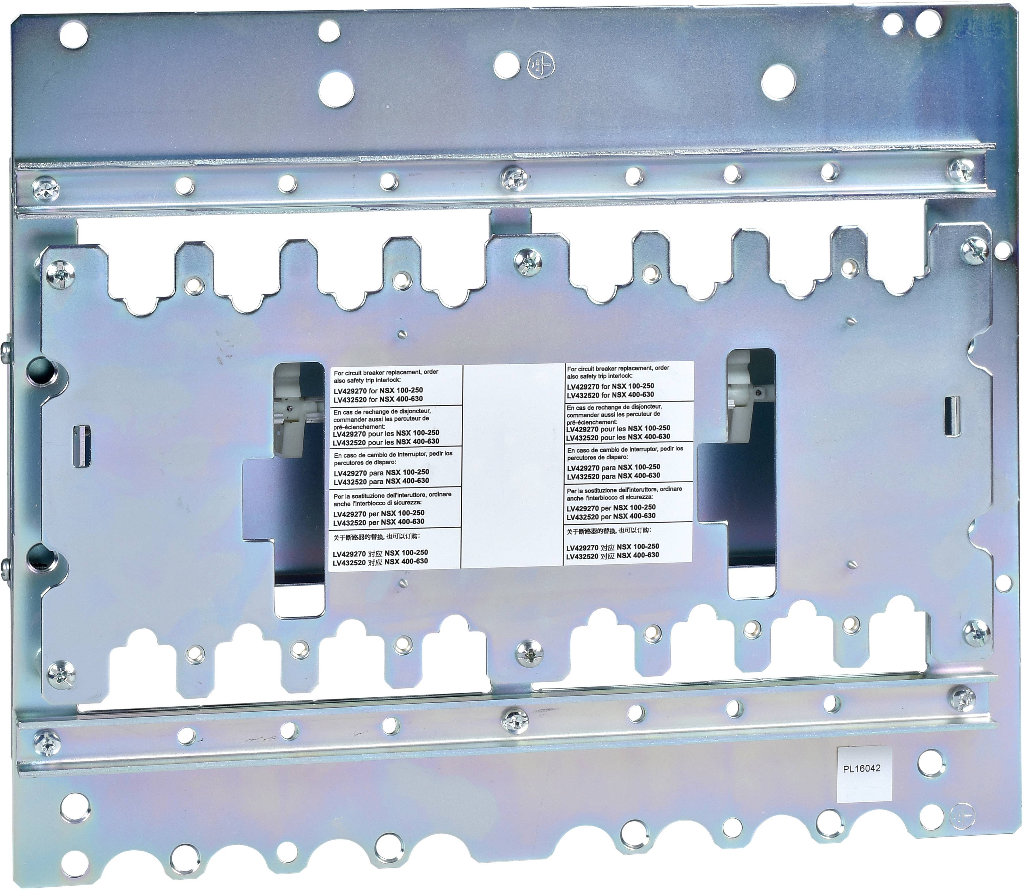 Schneider Electric 32609 32609 Mounting plate pro montážní desku 1 ks