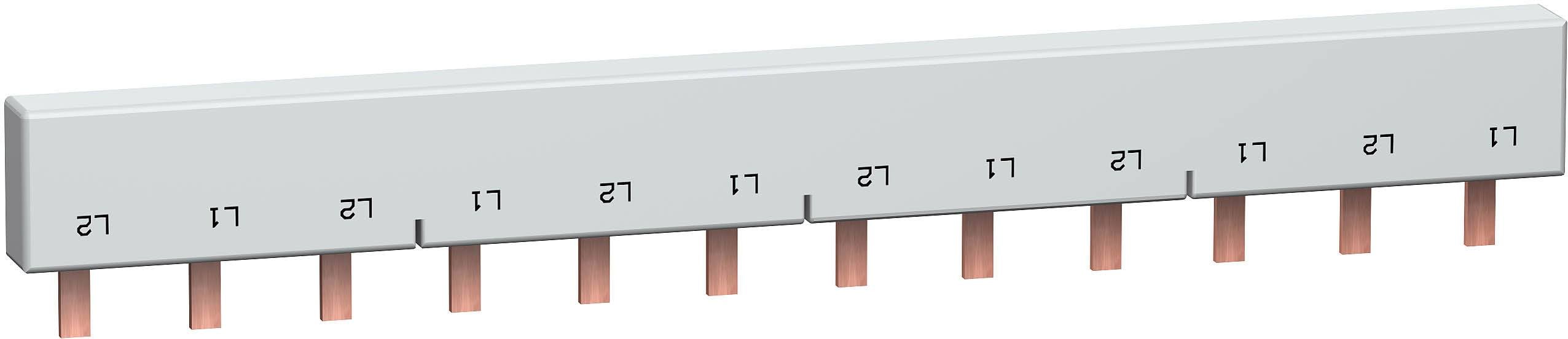 Schneider Electric 10286 Řezačka 10286 fázová lišta kobylka pro C60 Phase busbar světle šedá 2pólový 100 A 1 ks