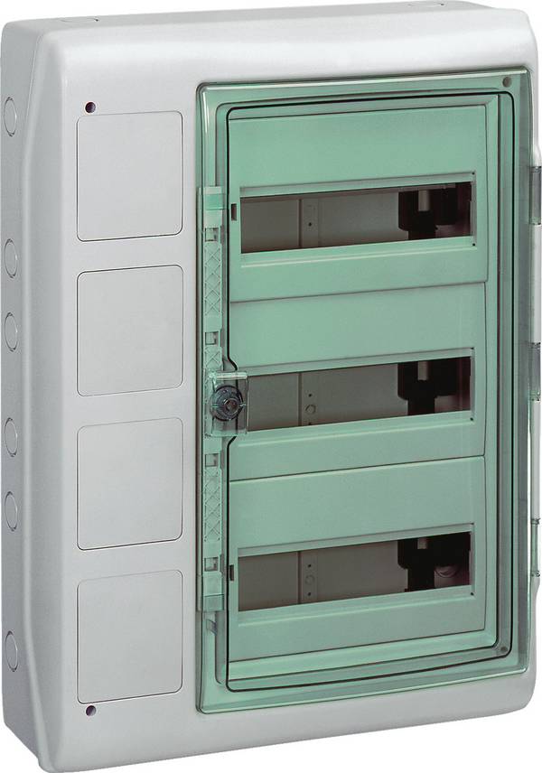 Schneider Electric  13440  13440  malý rozváděč  povrchová montáž  Počet modulů (šířka) = 36  Počet řádků = 3  Obsah 1 ks