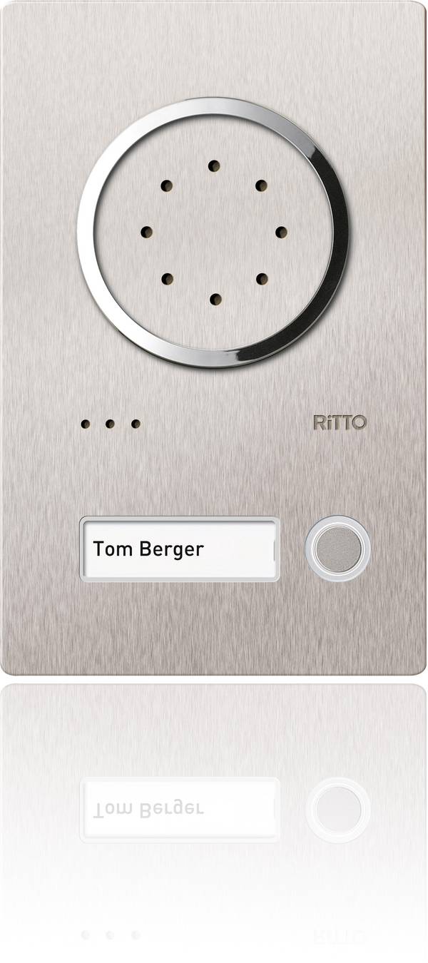 Ritto by Schneider 1810120  domovní telefon nerezová ocel, 1810120