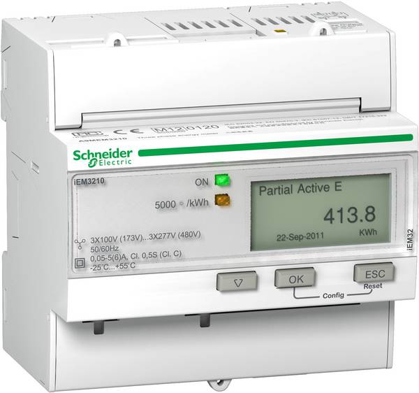 Schneider Electric A9MEM3210 A9MEM3210 digitální elektroměr digitální Úředně schválený: Ano Piece 1 ks
