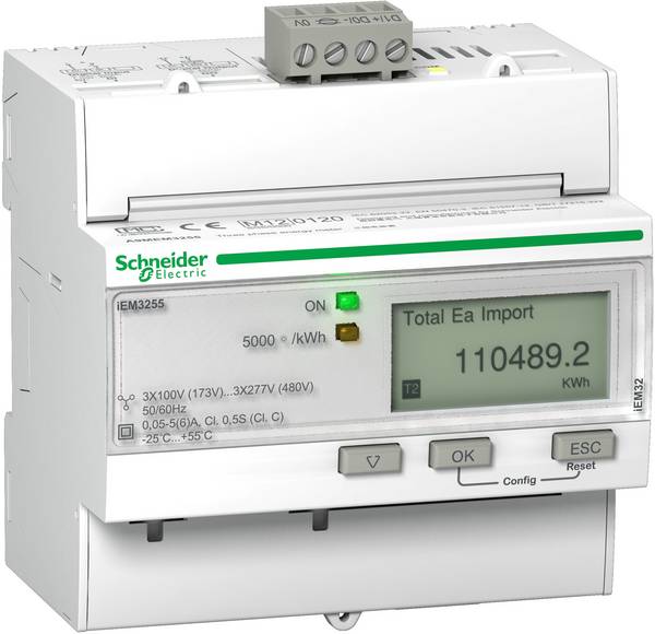Schneider Electric A9MEM3255 A9MEM3255 digitální elektroměr digitální Úředně schválený: Ano Piece 1 ks